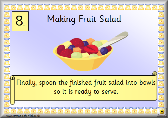 How do you make fruit salad?
